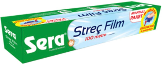 “Lebensmittelechte PVC Frischhaltefolie 30cm Breite, 100m Länge, 8 Mikron Stärke”